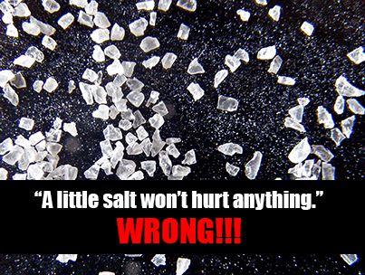 A Pinch of Salt Here and a Pinch Of Salt There Leads to a Six-Time Higher Risk of High Blood Pressure